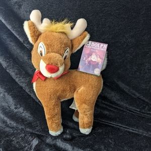 Retro Rudolph the reindeer collectable plush